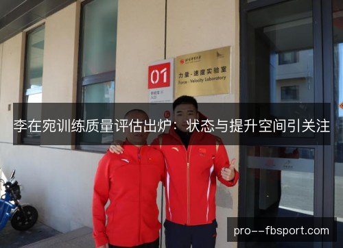 李在宛训练质量评估出炉：状态与提升空间引关注